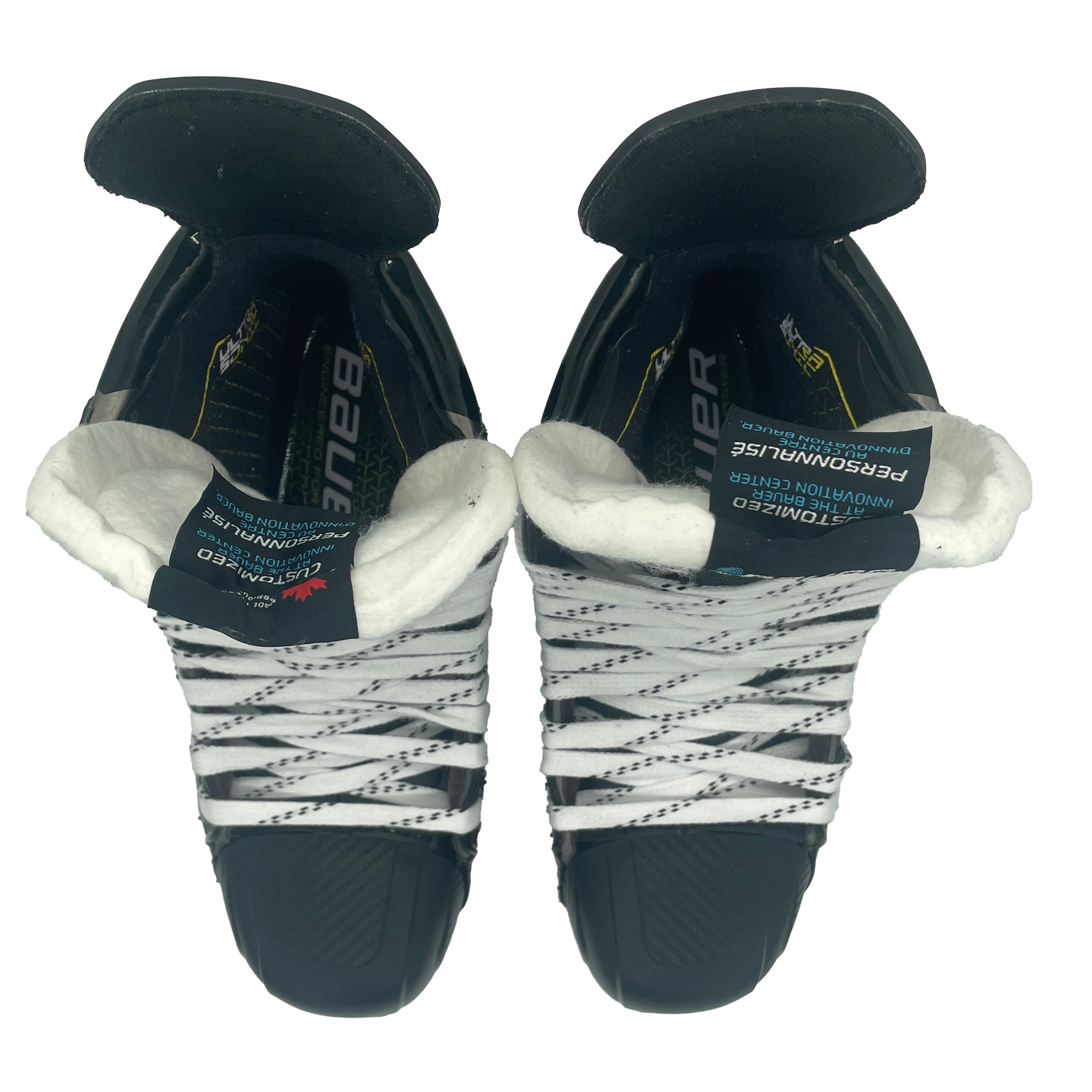 Bauer Supreme Ultrasonic - Patins de hockey Pro Stock neufs - Alex Carpenter - Taille 6D